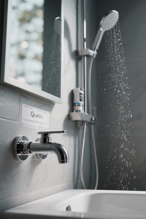tranquil shower noise prevention
