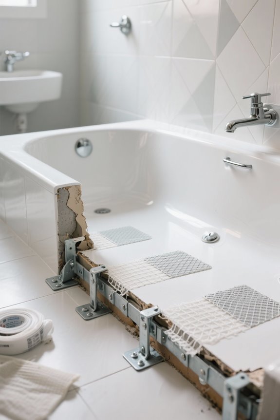tub floor repair techniques