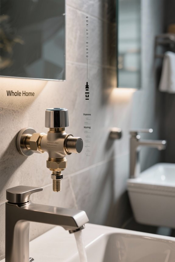 whole home mixing valve drawbacks